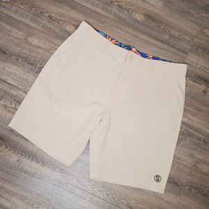 SCALES All Tides Walk Shorts Color Khaki Size 36